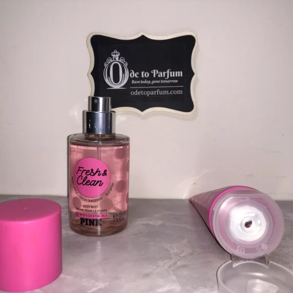 Pink FRESH & CLEAN Body Mist & Lotion Victoria’s Secret