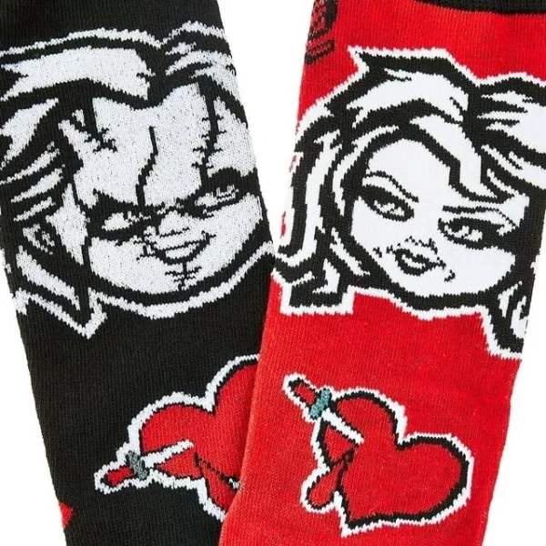 Chucky Tiffany CHILD'S PLAY Two Perfect Pairs of Socks