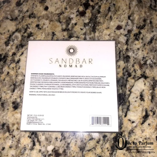Clean Eyeshadow Palette SANDBAR BEAUTY Nomad
