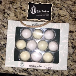 bath bombs calming coconut
