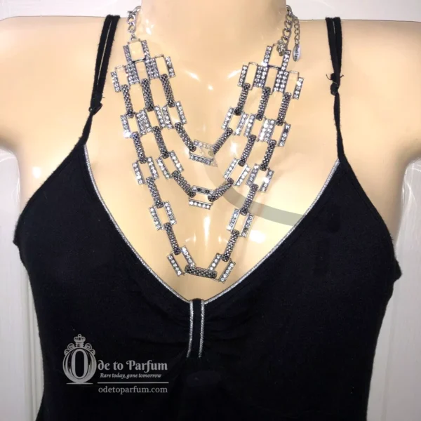 TRACI LYNN Necklace Multilayer Chains & Rhinestones