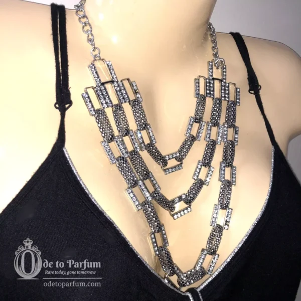 TRACI LYNN Necklace Multilayer Chains & Rhinestones