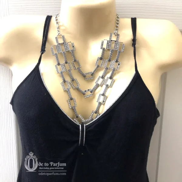 TRACI LYNN Necklace Multilayer Chains & Rhinestones