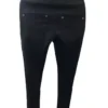 Black Jeggings HUE Women's Smooth Denim Leggings XS