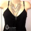 TRACI LYNN Necklace Multilayer Chains & Rhinestones