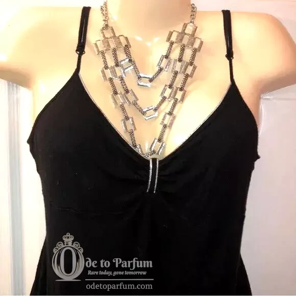 TRACI LYNN Necklace Multilayer Chains & Rhinestones