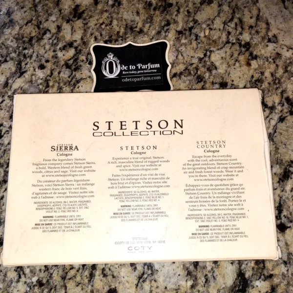 Stetson Cologne: STETSON, COUNTRY, SIERRA Vintage!