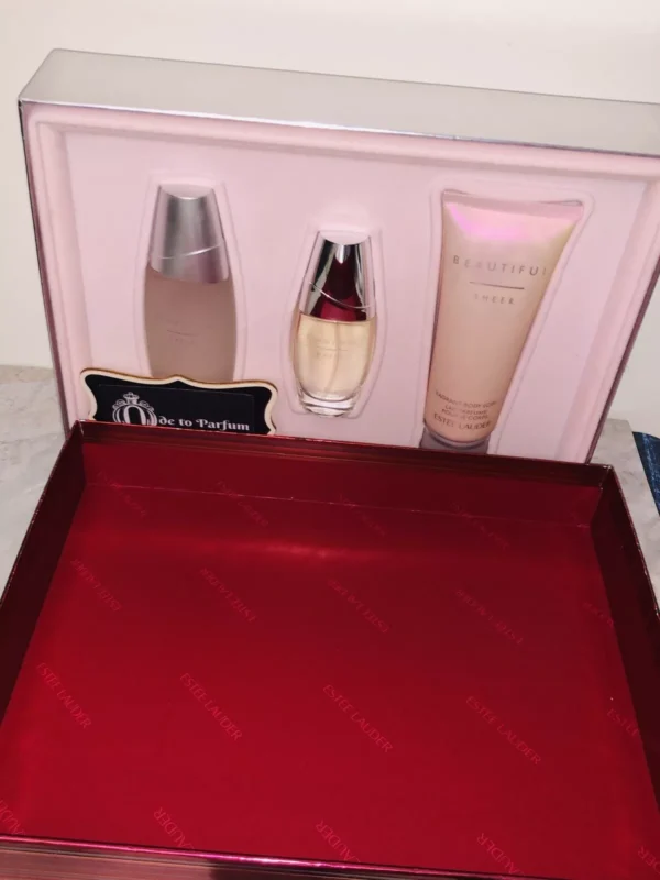 Estee Lauder BEAUTIFUL SHEER Perfume Gift Set RARE!
