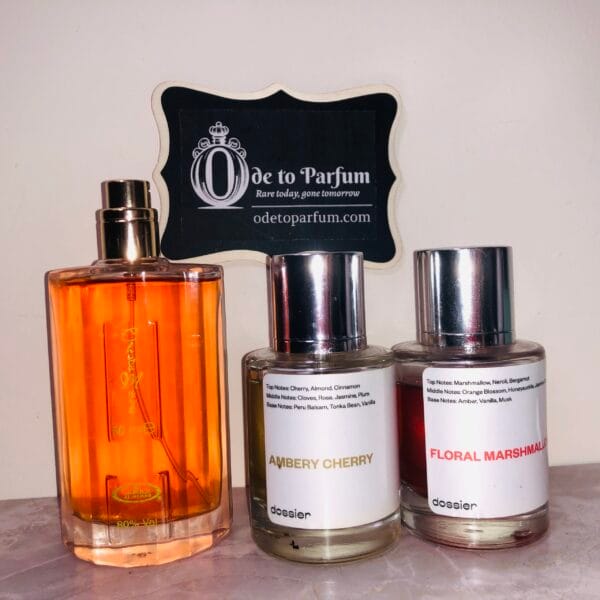 Dossier perfume bundle with choco musk
