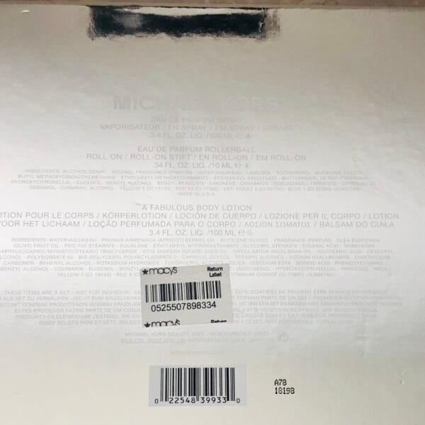 michael kors perfume gift set