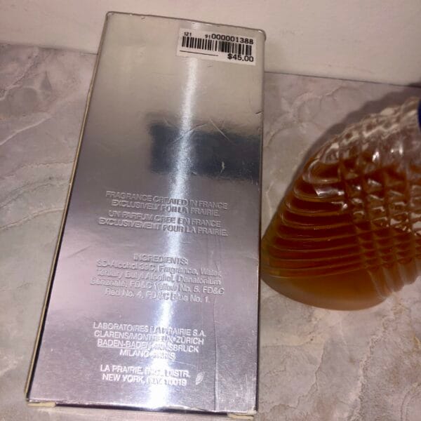 la prairie original perfume back of box