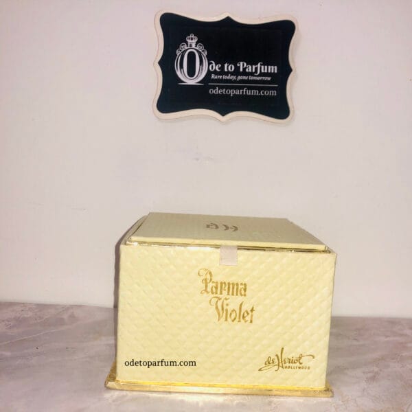 de heriot parma violet dusting powder vintage