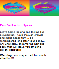 chi chi eau de parfum spray screenshot