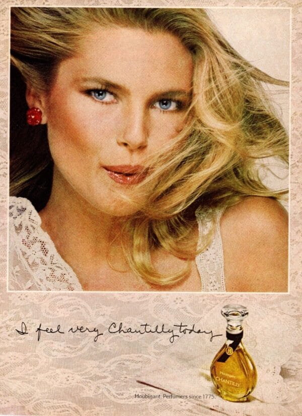 vintage chantilly perfume ad