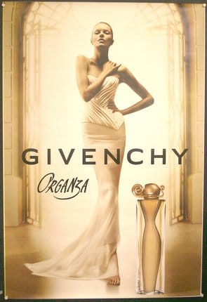Givenchy Organza vintage ad, shop Organza and discontinued perfume by Givenchy here