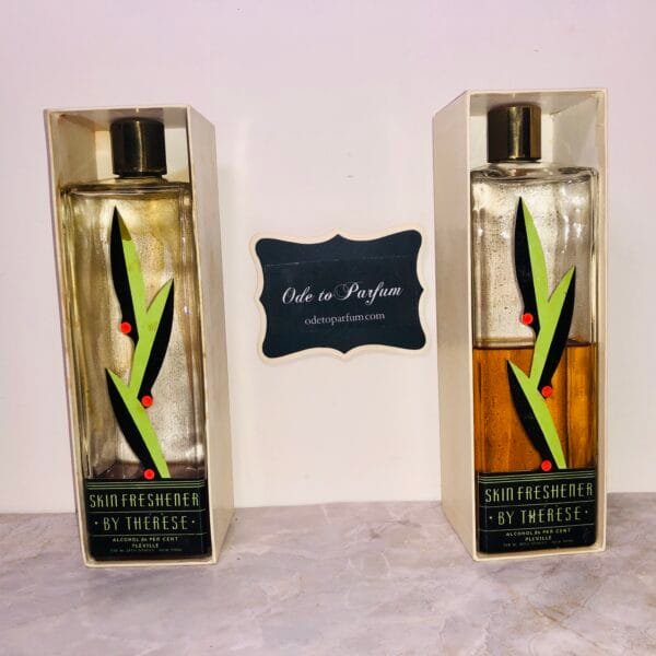 skin freshener by therese - two vintage bottles