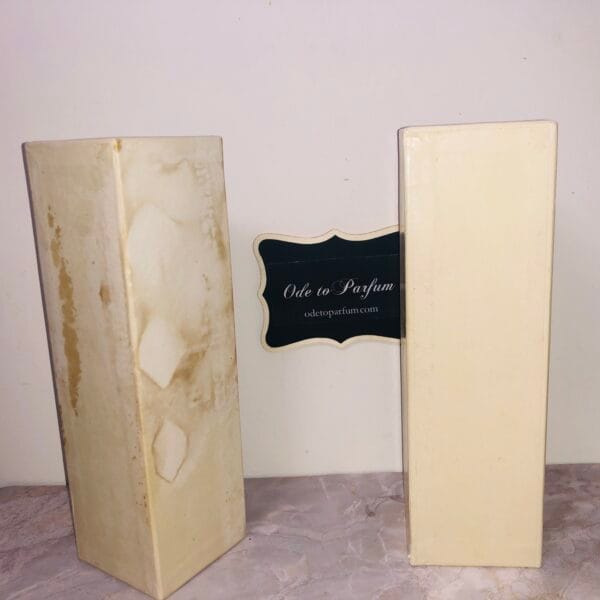 boxes of skin fresheners, with staining visible on one of them