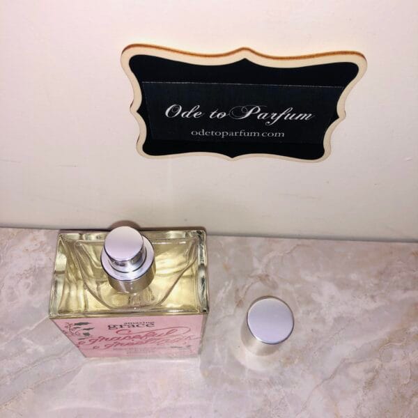 Amazing Grace eau de parfum 4 oz photographed from the top with the cap off