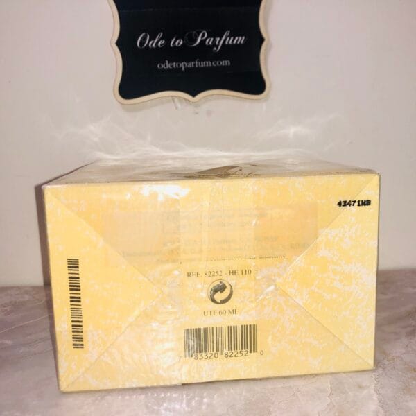 bvlgari pour femme eau de parfum 3.4 fl oz new in sealed box, bottom of box with bar code