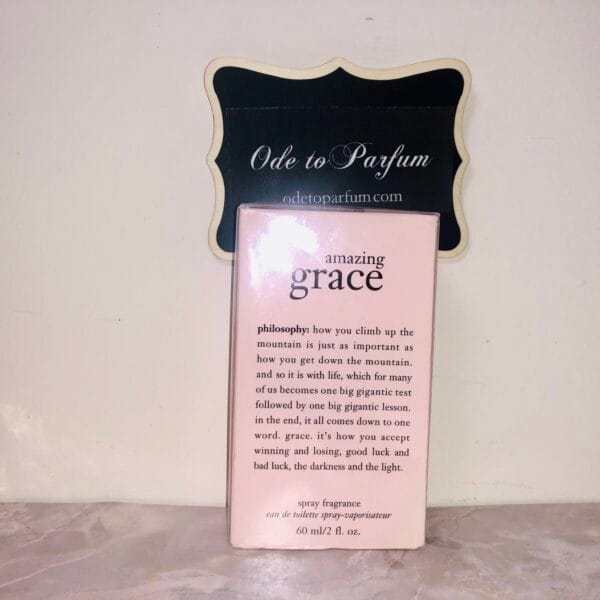amazing grace edt 2oz sealed philosophy perfume in pink box
