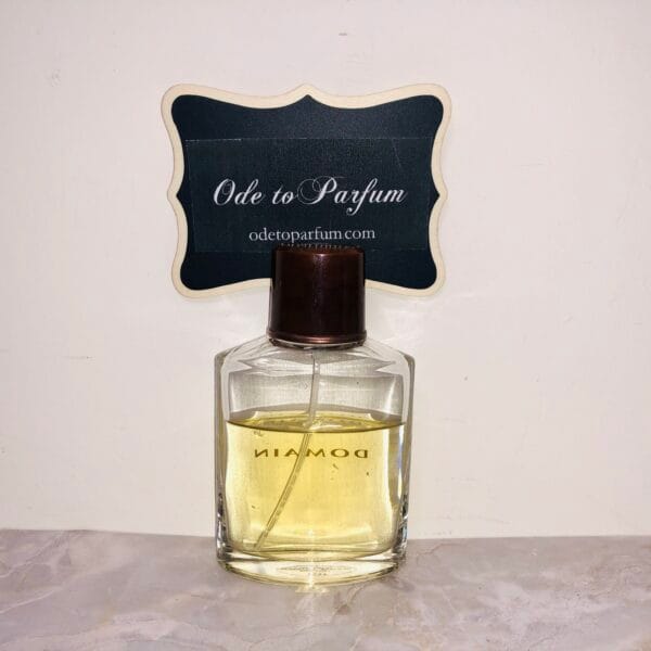 Mary Kay Domain cologne - back of bottle Mary Kay Domain cologne - back of bottle