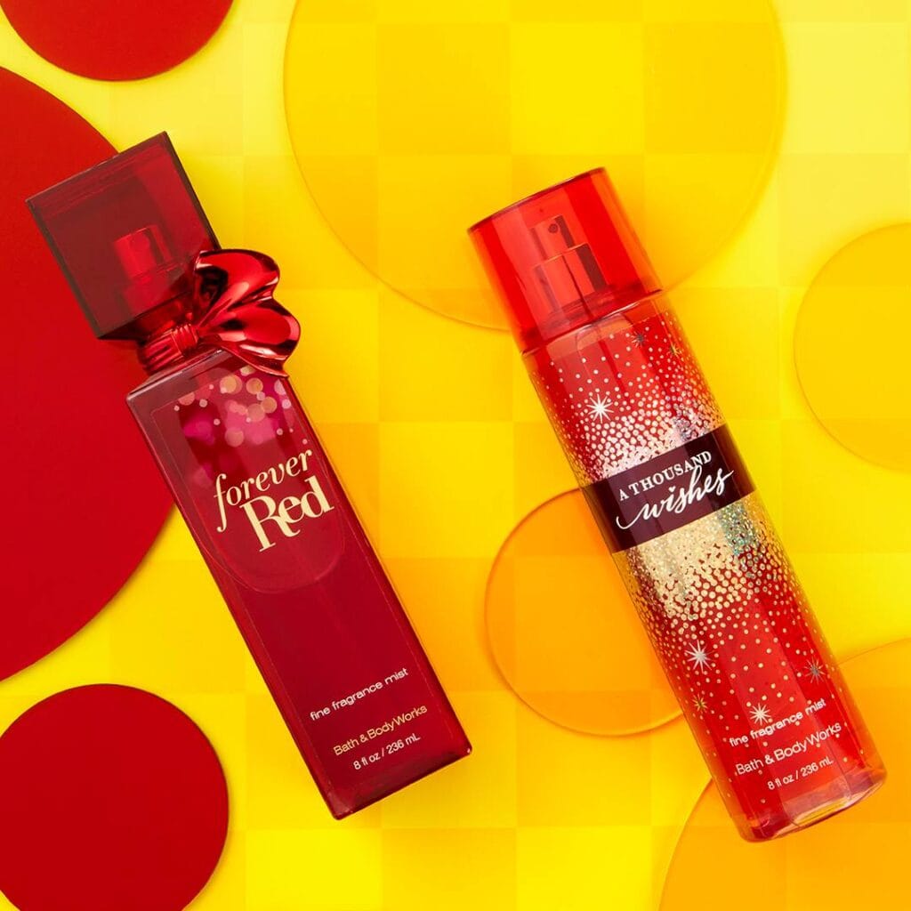 discontinued perfume forever red + a thousand wishes fine fragrance mists