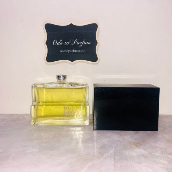 gucci envy after shave for men 3.4 fl oz with cap off