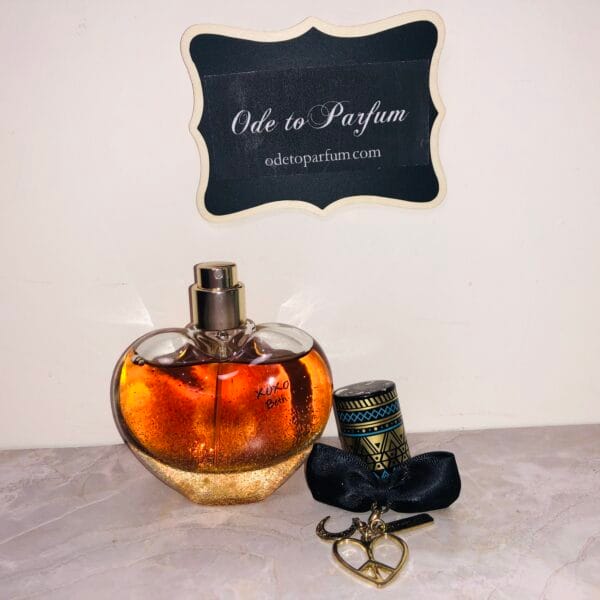 Bethany Mota perfume with cap off