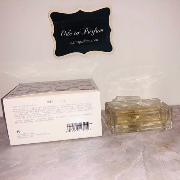 Coach Signature Perfume bottom of box