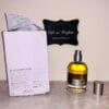 blings lab of nature 107 sandalwood & amber unisex perfume with box, with cap off