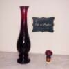 Avon Rose Bud Vase with cap off Avon Rose Bud Vase with cap off