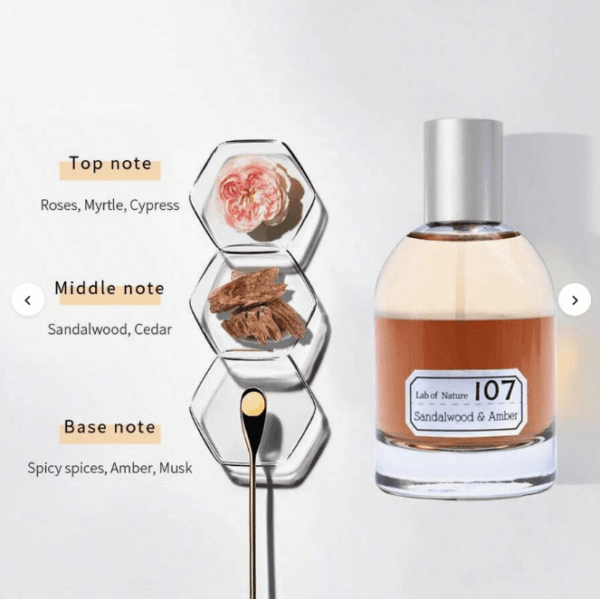 blings Lab of Nature 107 SANDALWOOD & AMBER Unisex EDP