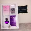 Versace perfume discovery set with Dylan Purple and Bright Crystal