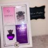 Versace perfume discovery set with Dylan Purple and Bright Crystal