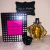 Avril Lavigne Black Star perfume with cap off next to box