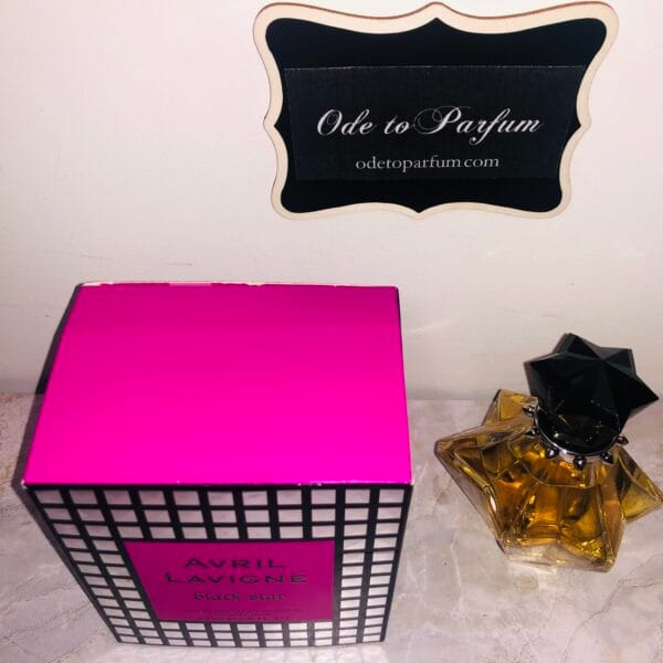 Avril Lavigne Black Star perfume pictured from top