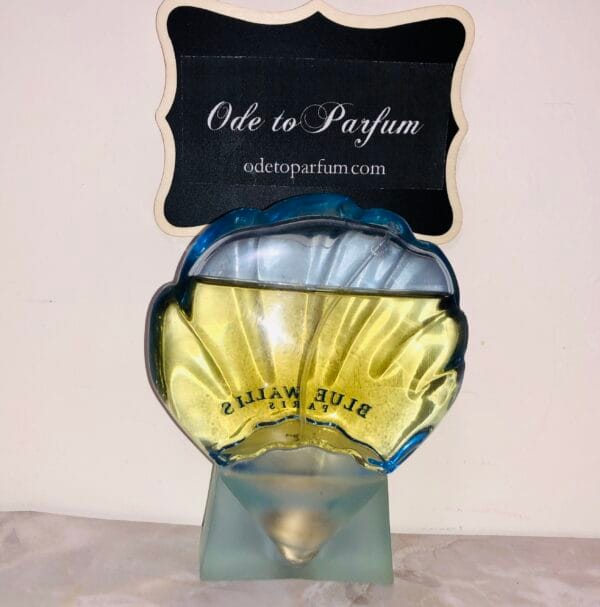 Blue Wallis perfume by Page Parfum - back of bottles Blue Wallis perfume by Page Parfums - back of bottle