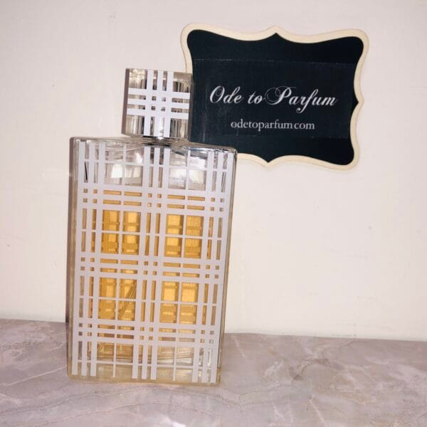 burberry brit original perfume with white stripes