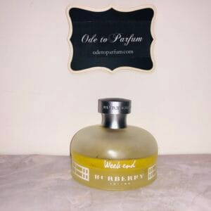 Burberry Weekend vintage perfume 100 ml 3.4 fl oz with cap on Burberry Weekend vintage perfume 100 ml 3.4 fl oz with cap on