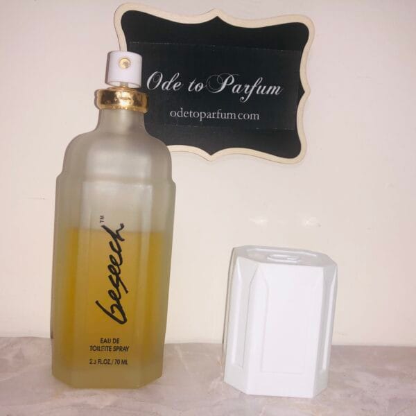 beseech eau de toilette for men with cap off