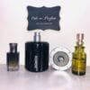Cologne bundle: Curve for men, Ajmal Carbon, Fifty Power