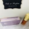 vintage Vanderbilt perfume, side of box