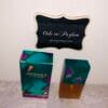 Animale perfume next to its box, pictured from the top