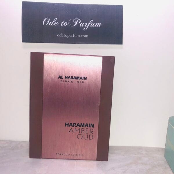 amber oud tobacco edition eau de parfum in box by Al Haramain