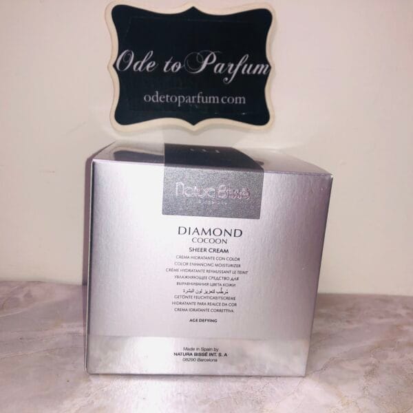 Natura Bissé Diamond Cocoon Sheer Cream 1.7 oz back of box