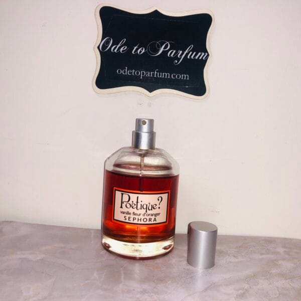 Sephora Poetique perfume with cap off
