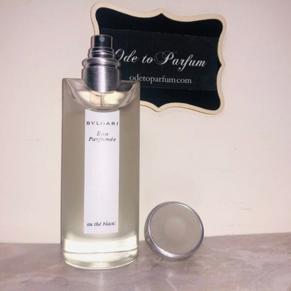 Bulgari Eau Parfumee Au The Blanc with cap off