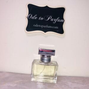 Ralph Lauren Romance bottle with silver cap on