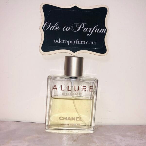 Vintage Chanel Allure Homme with cap on Vintage Chanel Allure Homme with cap on