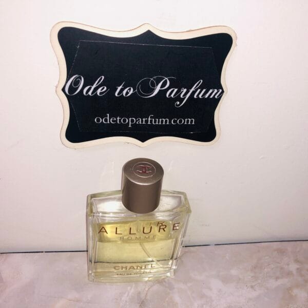 Vintage Chanel Allure Homme pictured from top Vintage Chanel Allure Homme pictured from top